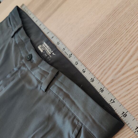Two Nike Tour Performance Golf Pants Mens Size 36 x 32 Gray Stretch Chino 639779 - Picture 13 of 14
